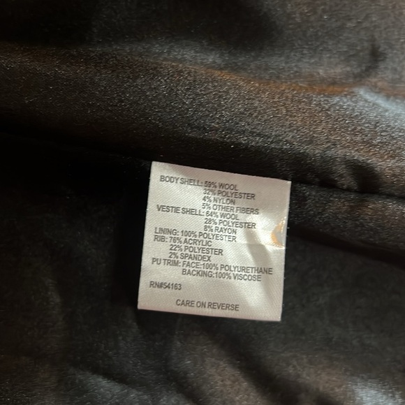 Calvin Klein Red Wool Coat - Picture 8 of 8